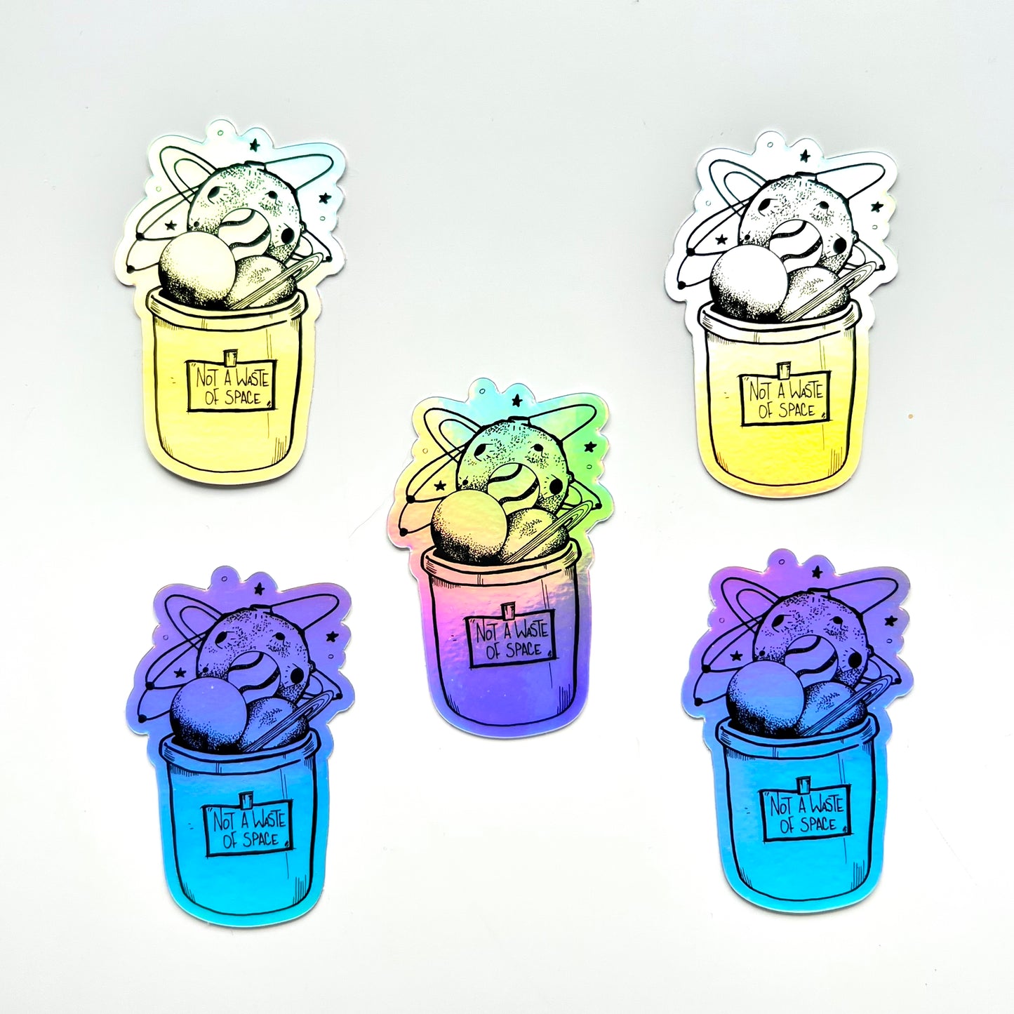 Not A Waste Of Space sticker