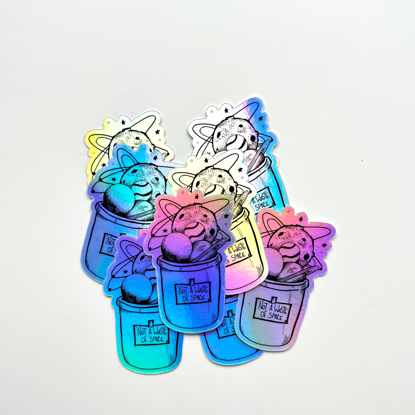 Not A Waste Of Space sticker