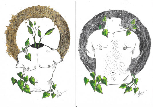 Torso Diptych